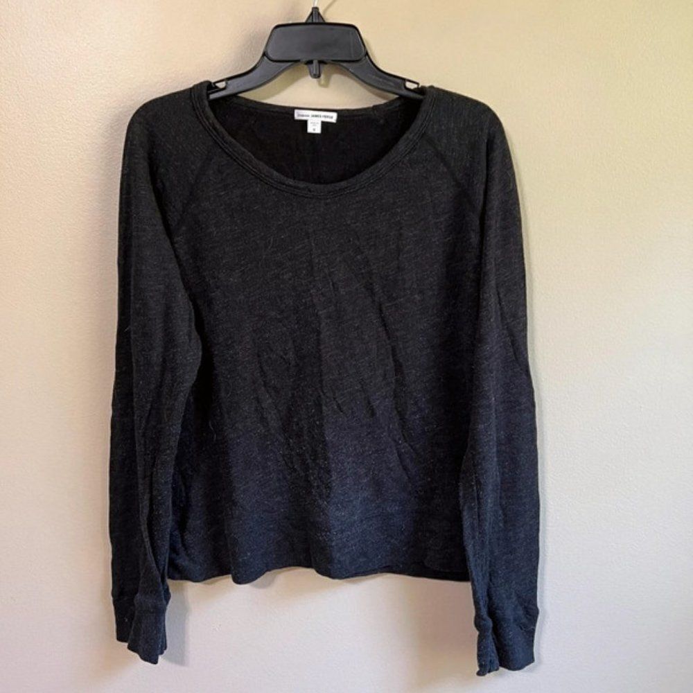 Standard James Perse size 4 grey long sleeve top